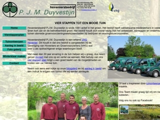 DUYVESTIJN HOVENIERSBEDRIJF P J M