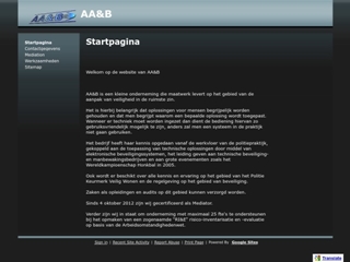 AA & B. ANALYSE ADVISERING EN BEVEILIGINGSCONSULTANCY