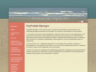 KROON PSYCHIATRIE EN PSYCHOTHERAPIE PRAKTIJK MW H A W DE