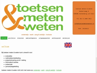 TOETSEN METEN & WETEN