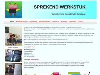 SPREKEND WERKSTUK PRAKTIJK VOOR BEELDENDE THERAPIE