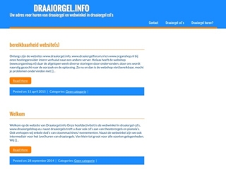 DRAAIORGEL INFO