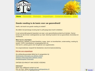DAM VOEDING- EN DIEETADVIES E VAN