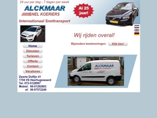 ALCKMAAR SNELKOERIERS INT SNELTRANSPORT