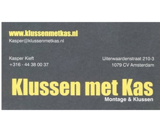 KLUSSEN MET KAS