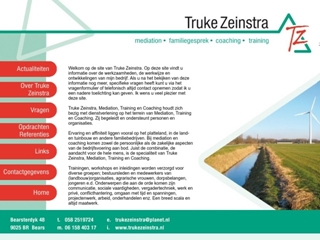 TRUKE ZEINSTRA MEDIATION TRAINING EN COACHING