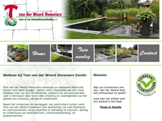 HOVENIERSBEDRIJF WEERD T VD