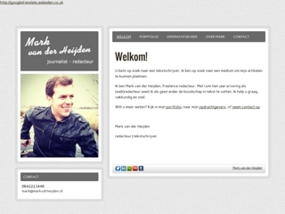 HEIJDEN JOURNALIST & TEKSTSCHRIJVER MARK VAN DER
