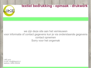 LIKE TEXTIEL EN DRUKWERK