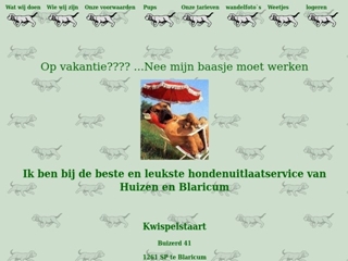 KWISPELSTAART HONDENUITLAATSERVICE
