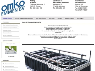 UITVAARTBENODIGDHEDEN OMKO EMMEN BV