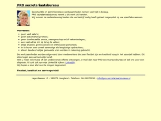 PRO SECRETARIAATSBUREAU