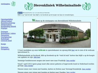 DIERENKLINIEK WILHELMINALINDE