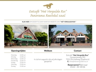 VERGULDE ROS RESTAURANT EETCAFE HET