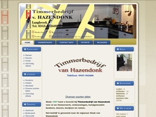HAZENDONK TIMMERBEDRIJF H A VAN