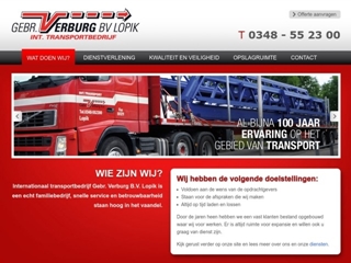 VERBURG BV TRANSPORT GEBR
