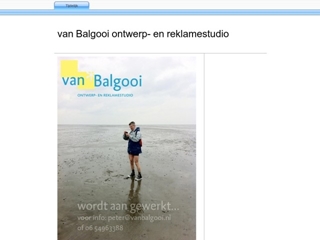 BALGOOI ONTWERP - EN RECLAMESTUDIO VAN