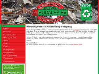 HUDALES RECYCLING EN AFVALVERWERKING