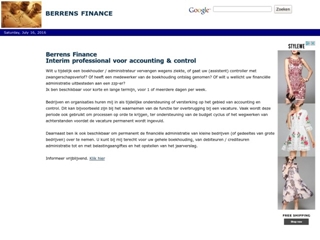 BERRENS FINANCE