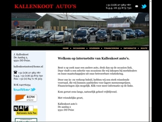KALLENKOOT AUTO'S
