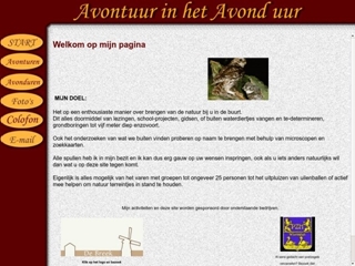 AVONTUUR IN HET AVONDUUR