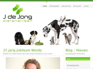 DIERENARTSEN J DE JONG